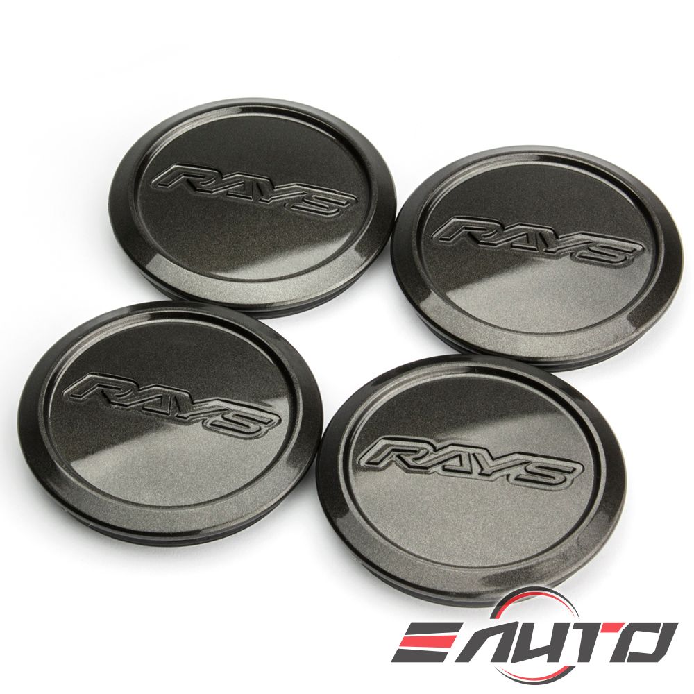 4x Rays Black/SL Time Attack Center Cap ZE40 TE37 Ultra Saga